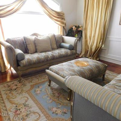 Vanguard Sofa set with ottoman