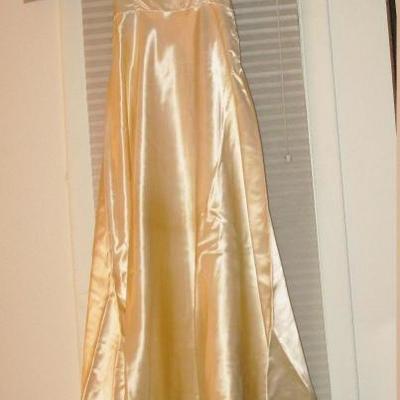 vintage satin dress