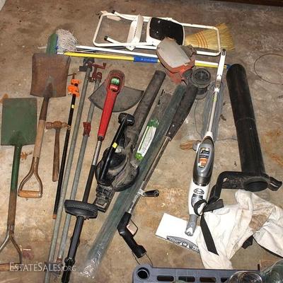 Lot of Garage Tools