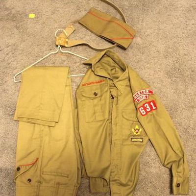 Vintage Boy Scout Uniform, Complete
