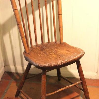 Antique Spindle Back Chair
