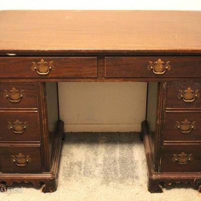 Vintage Office Executive Desk
