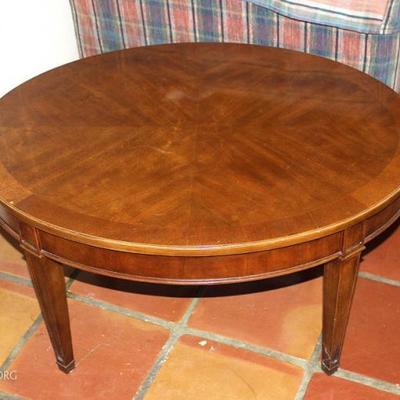Vintage Oval Coffee Table
