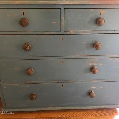 Early American painted commode.