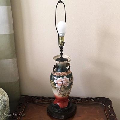 Turn of the Century converted lamp