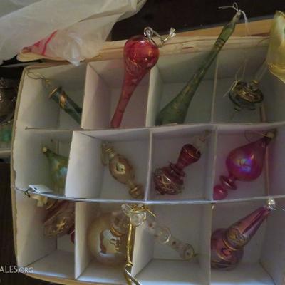 Egyptian glass ornaments