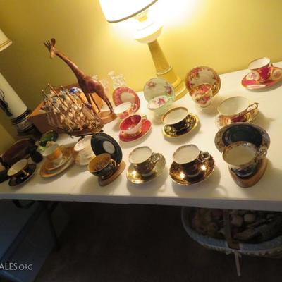 Vintage cup & saucer collection