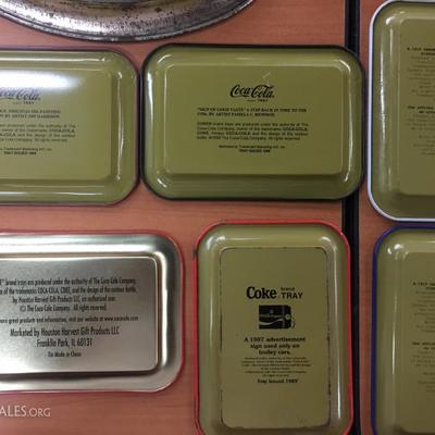 Small Coca-Cola trays