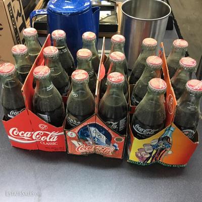 Collectable Coke bottles