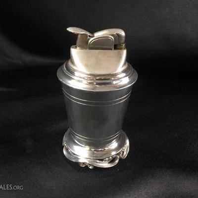 Vintage pewter lighter