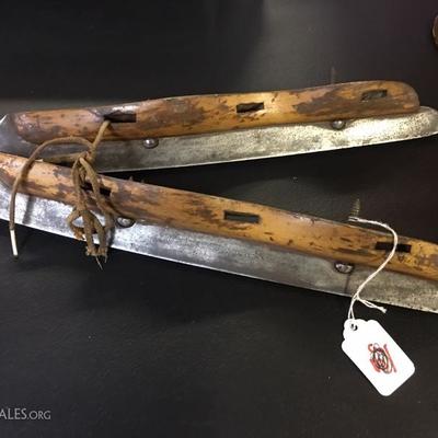 Antique ice skates