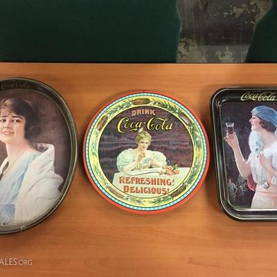 Coca-Cola trays