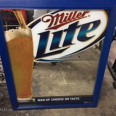 Miller Lite mirror