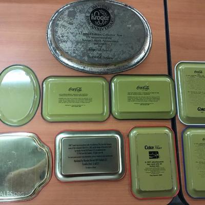 Small Coca-Cola trays