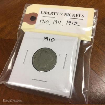 Liberty V nickels