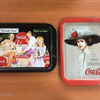 Coca-Cola trays