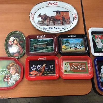 Small Coca-Cola trays