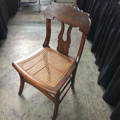 Cane bottom chair