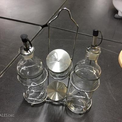 Oil and vinegar holder