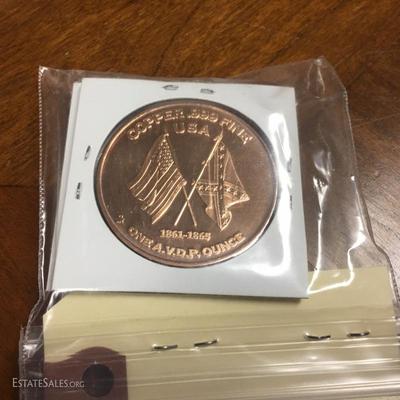 Battle of Gettysburg copper coins