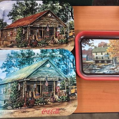 Coca-Cola trays