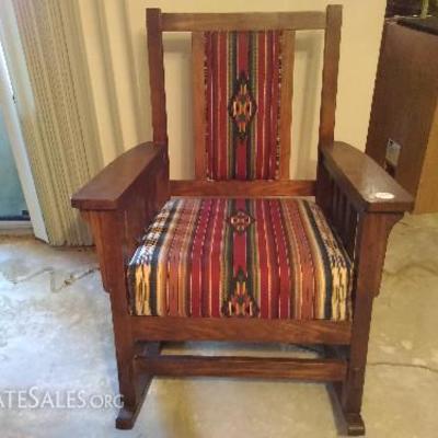 Mission Style Rocking Chair