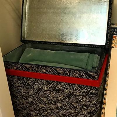 Tin-Lined Japanese Tea Crate