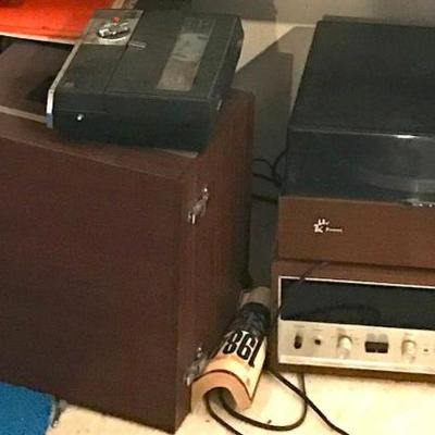 Sansui 5000a Am/Fm Stereo Tuner Amplifier Receiver. Sansui Sr-2050e Turntable Vintage Sansui Sp-X6 Spx6 4-Way 160w Speakers
