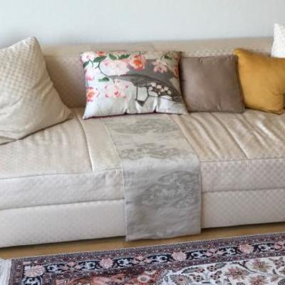 HUKLA Sofa and matching sectional and ottoman set

