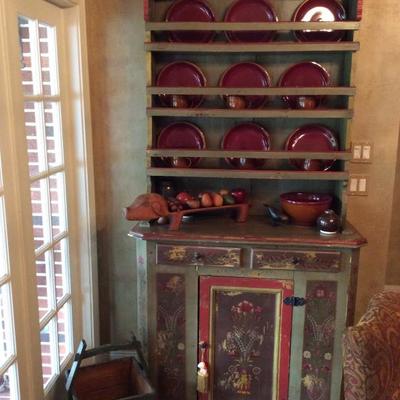 antique buffet cabinet
