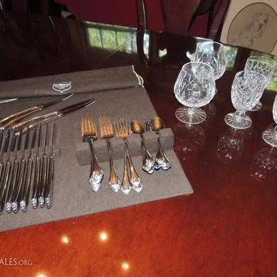 Silver plate flatware, Waterford