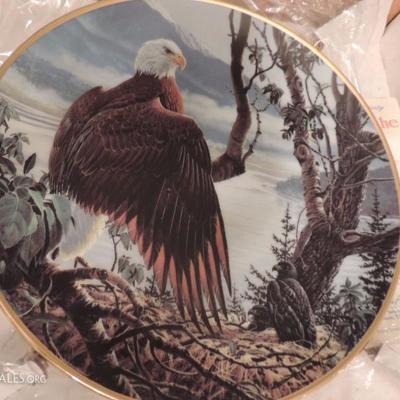 Eagle collector plates have 6