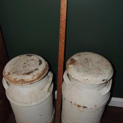 old milk cans
