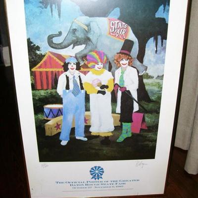 George Rodrigue signed and numbered print