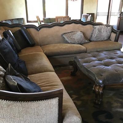 Chenille sectional Sofa 