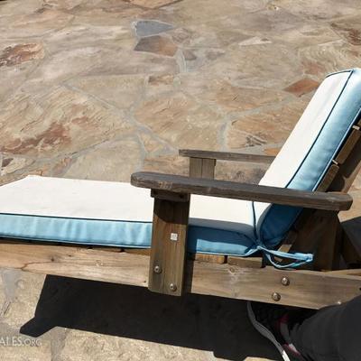 Kids teak lounge chair