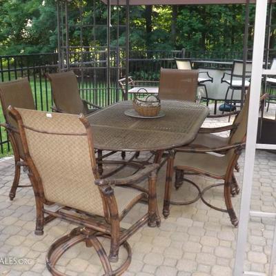 Castelle 7 Piece Coco Isle Dining Set