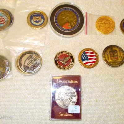 Air Force challenge coins special issues $10 each
