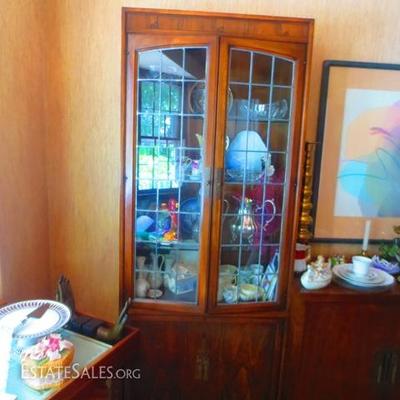 Two Pier Dining Room/Display Cabinets