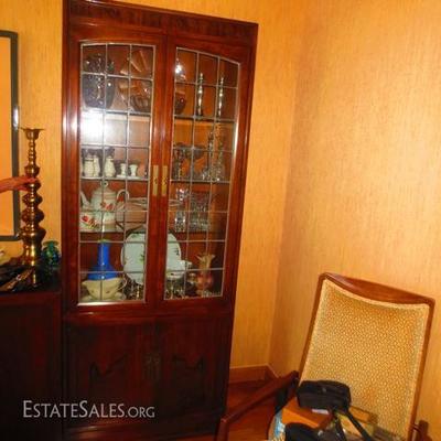 Two Pier Dining Room/Display Cabinets