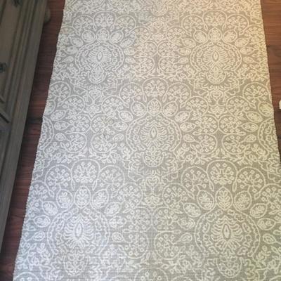 Cotton woven rug, $45