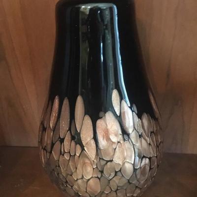 Art Glass Vase, $25