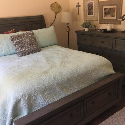 Queen Storage Bed by Royal Classics, $425