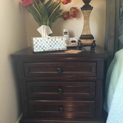 Bedside chest of drawers, $95