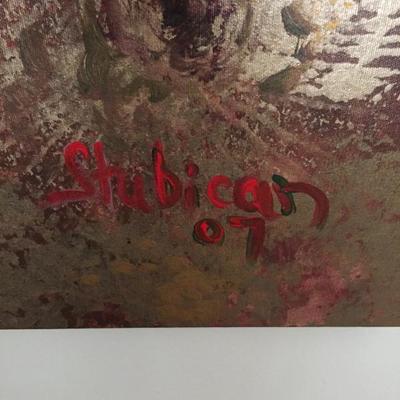Stubican original art signature 