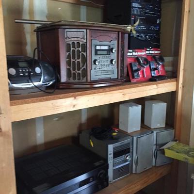 Crosley Turntable.. Radios.. etc.. speakers  too