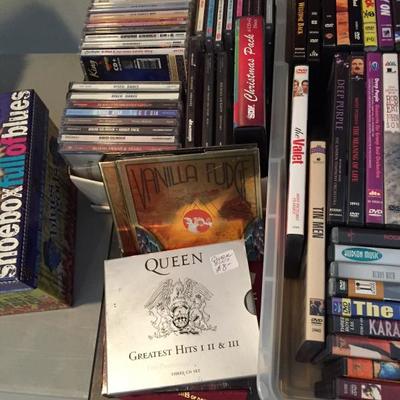 Rock Concerts, Jimi Hendrix, Cream, Joe Cocker, etc.. Box Sets. House of Blues, Beatles etc. large selection 