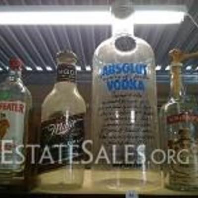 Oversized Promotional Liquor Bottles