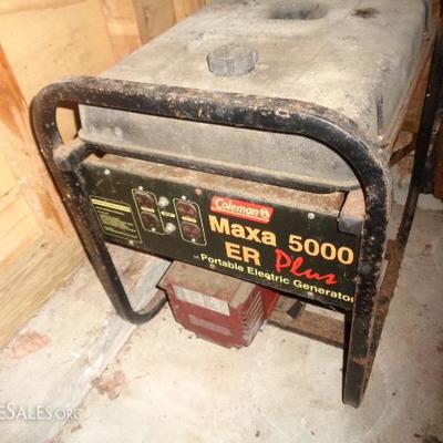 5000 watt gasoline generator.