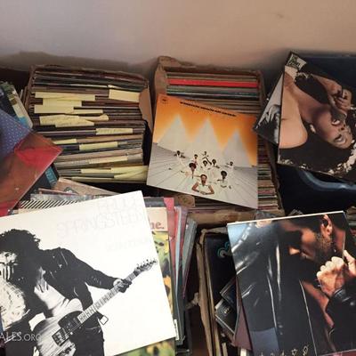 Large assortment of LPs